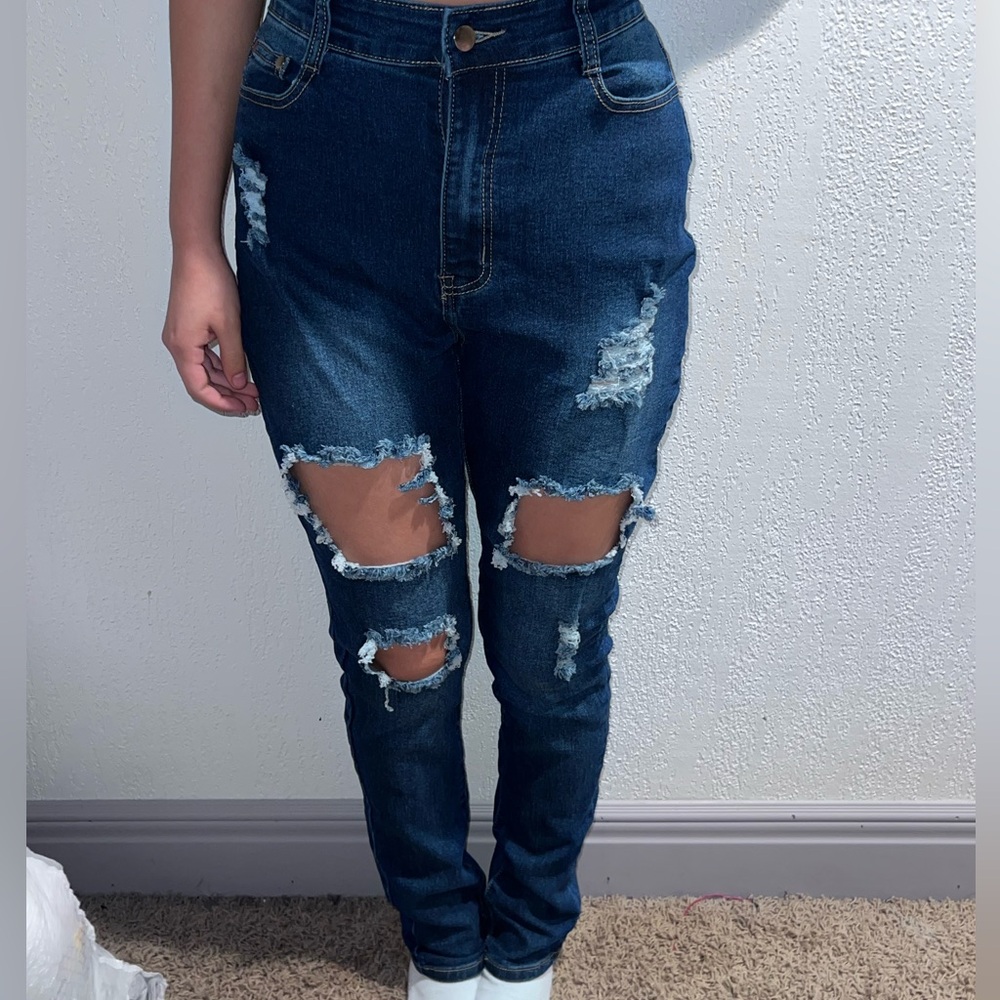 Dark wash Fashion nova, size 13